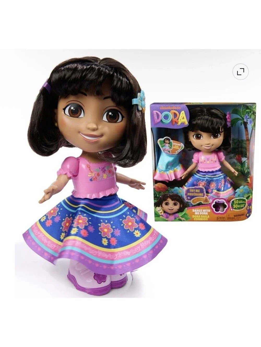 Nickelodeon Dora the Explorer Dance With Me Dora Interactive Doll Outfit Songs